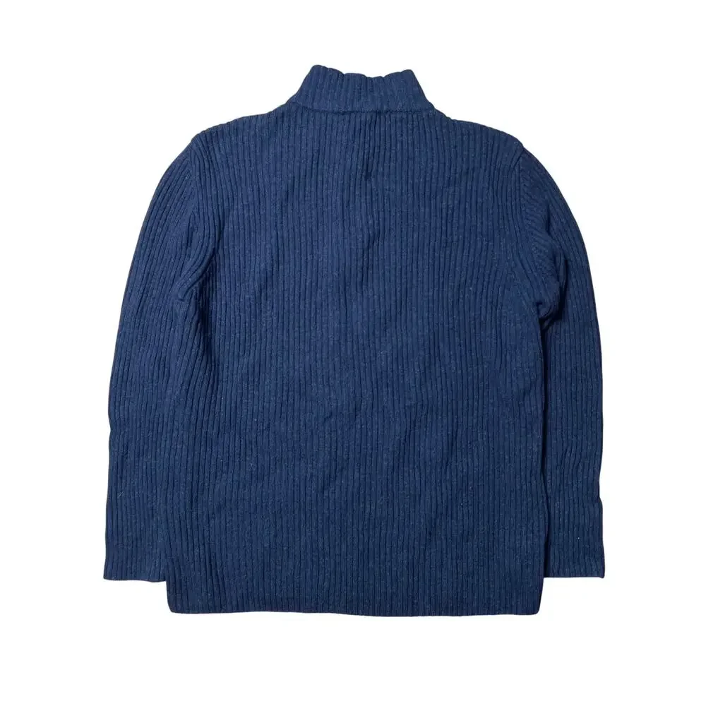 Hammer Made Blue Marietta 1/4 Zip Sweater Size XL